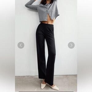 AYR “High Hopes” Black Pull-On Straight Leg Pants